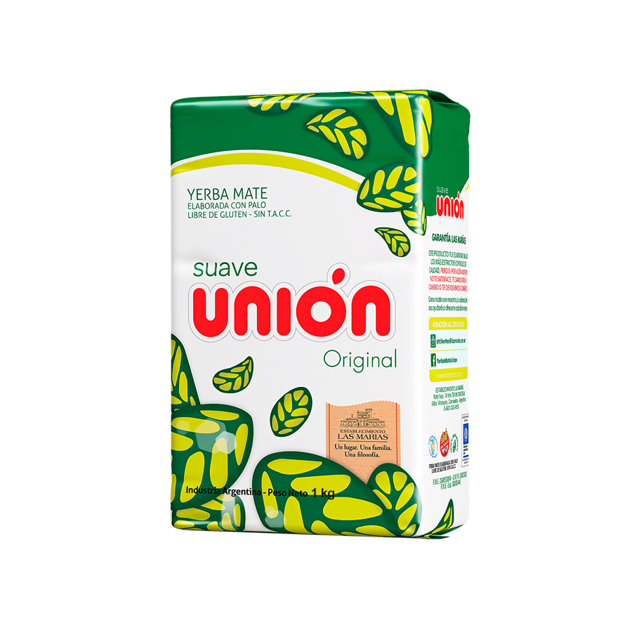 Yerba Mate La Union con palo 1 kg. x 10